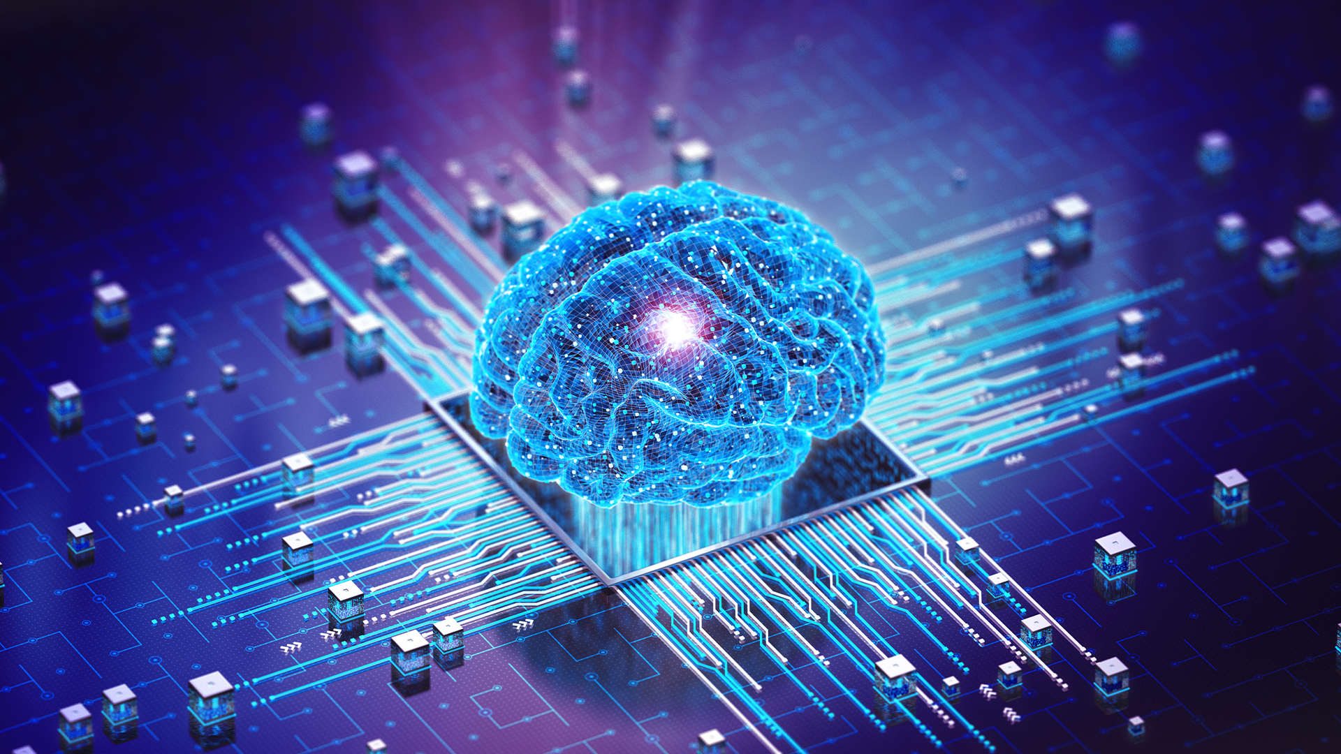 Artificial intelligence concept illustration