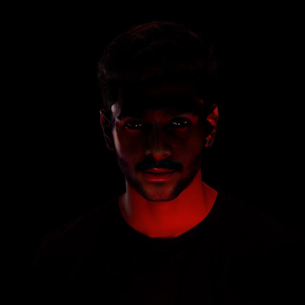 Profile image of Sidharth with black background and red glow